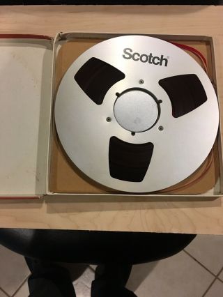 Scotch 1/4 " X 10.  5 " Metal Reel W/tape:,  And