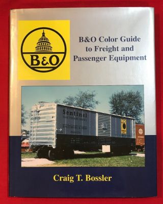 Morning Sun Book,  B&o Color Guide To Freight And Passenger Equipment,  1996