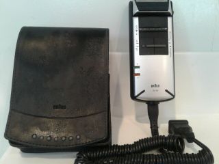Vintage Braun Electric Shaver Model 5416 With Power Cord And Case