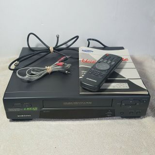 Samsung Vr5705 Vcr Player/ Recorder Vhs,  Cables,  Remote.