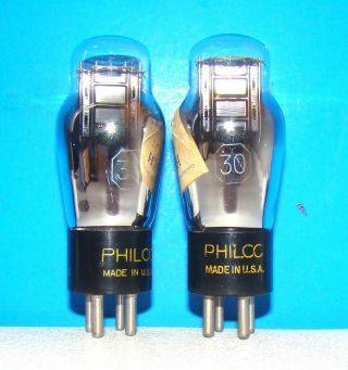 No 30 Type Philco Vintage Amplifier Radio Vacuum 2 Tubes Valves St Shape 230