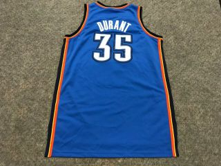 MENS L - Vtg 2013 NBA Oklahoma City Thunder 35 Kevin Durant adidas Sewn Jersey 3