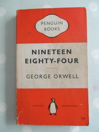 1984 By George Orwell Vintage Penguin Paperback Dated 1956 Nineteen Eighty Four