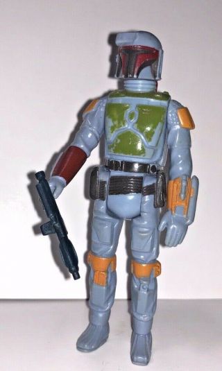 Vintage Star Wars Loose 100 Boba Fett With Weapon
