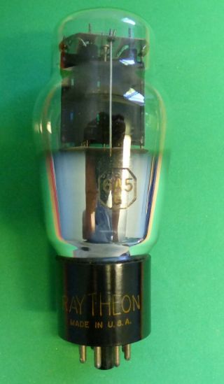 Vintage (1) Raytheon 6a5g Vacuum Tube Made Usa