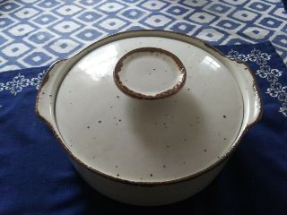 Vintage ? J& G Meakin Life Style Pot Bakeware Casserole Bowl Stoneware With Lid