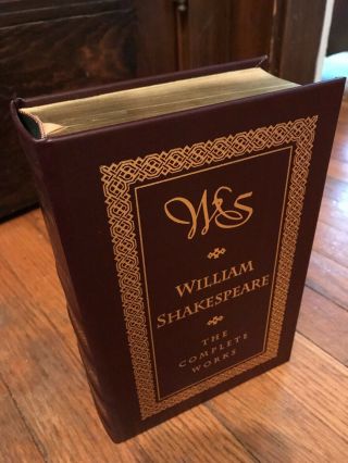 The Complete Of William Shakespeare Leather Bound Barnes & Noble 1994 Ln