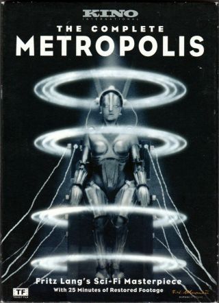 The Complete Metropolis Movie On A 2 Dvd Set Vtg Sci - Fi Fritz Lang Film