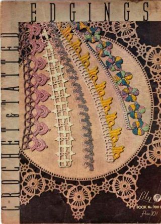 Edgings Crochet Tat Tatting Vintage Lace Patterns