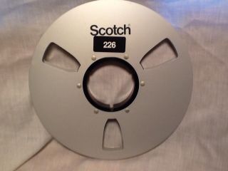 Scotch 10 1/2 In Metal Take - Up Empty Reel For 1/2 In Tape Silver Aluminum