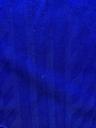 ADIDAS Mens Vintage Long Sleeved Blue Football Shirt Jersey XL 100 Polyester 4