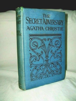 Agatha Christie - The Secret Adversary - 1924 First Thus Ed - Bodley Head - Vg