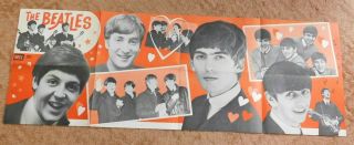 Vintage Beatles Dell Collage Banner/ Poster