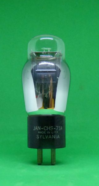 Vintage (1) Sylvania 71a Vacuum Tube Strong Usa