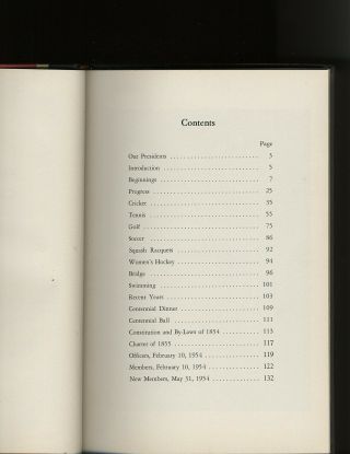 Book.  Lippincott,  Horace.  History of the Philadelphia Cricket Club 1854 - 1954 3