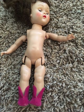 Vintage Vogue Ginny Doll with Pink Boots 50 ' s 5