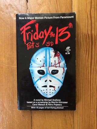 Friday The 13th Part 3 3 - D Novelization By Michael Avallone