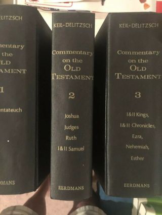 Commentary On The Old Testament 10 Volumes Keil - Delitzsch 1975
