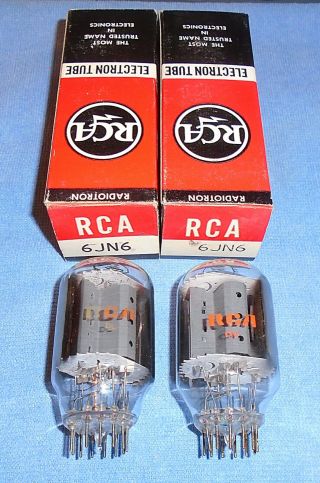 2 Nos Rca 6jn6 Vacuum Tubes 17.  5 - Watts For David Berning Ea - 230 Audio Amplifier