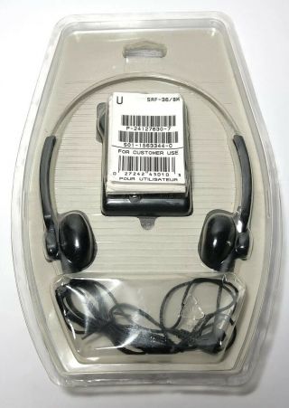 NOS Vintage Sony FM Walkman SRF - 36 FM Stereo Receiver in packaging W/ Headphone 4