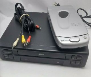 Zenith Vcr Player Vhs Player Vr4105 Remote Tape Rewind Av Cables