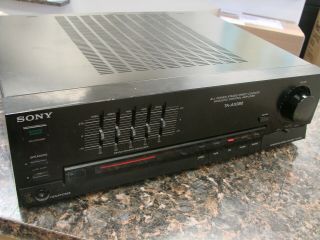 Sony Ta - Ax380 Integrated Stereo Amplifier W/ 5 - Band Eq,  Phono Input,  125w Japan