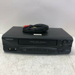 Orion Vr213 Vcr Vhs Digital Autotracking Video Cassette Recorder No Remote