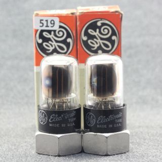 6sl7 Gt Vt - 229 5691 6n9p Tubes Us Ge Matched Pairs D Getter