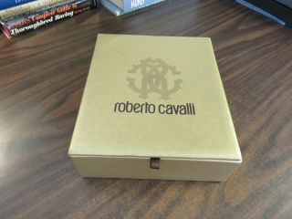 Vintage Roberto Cavalli Perfume Or Jewelry Gift Box 8 " X 9 1/2 " X 2 3/4 " Inches
