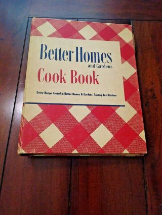 Vintage Better Homes And Gardens Cook Book 5 Ring Binder 1947 14th Printing Euc