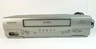 Emerson Ewv404 Vcr Vhs Tape Cassette Player Recorder Quick Play