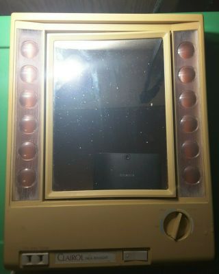 Vintage Clairol True To Light Vii Lighted Make - Up Magnifying Mirror Lm - 7