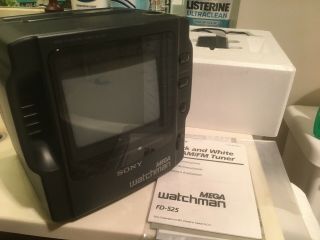 Sony Mega Watchman Portable TV FD - 525 - Open Box 6