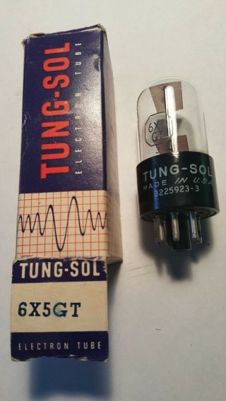 Vintage Tung - Sol 6x5gt Vacuum Tube Old Stock Money Back Guarantee