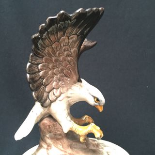 Vintage Otagiri Music Box American Eagle 1979 Some Enchanted Evening Collectible