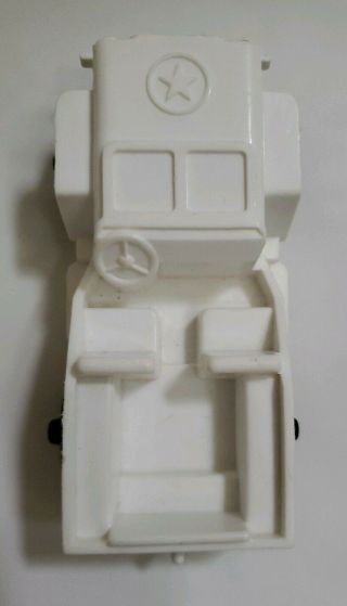Vintage Tim - Mee Toys White Plastic JEEP,  Aurora Illinois Made In The U.  S.  A. 5