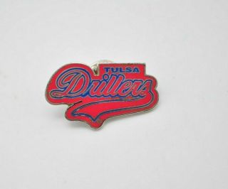 Vintage Tulsa Drillers Pin Pinback Lapel Tie Aaa Minor League Baseball Team