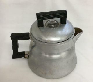 Vintage Wear - Ever Coffee Pot 1 - 2 Cups Perculator Aluminum No.  3002 Complete Usa
