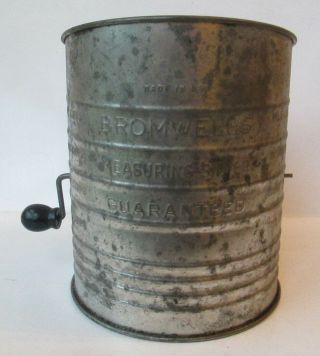 Vintage Bromwells 5 Cups Measuring Sifter