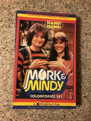 Vintage 1979 Mork & Mindy Colorforms Set