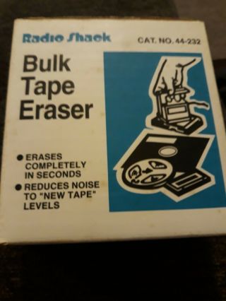 Radio Shack Bulk Tape Eraser 44 - 232