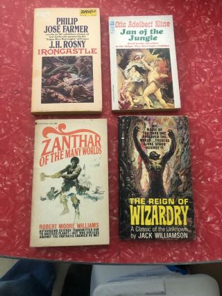 26 Vintage SWORD and SORCERY Sci Fi Fantasy Paperbacks in Conan tradition 6