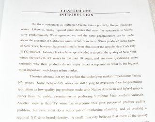 BEDELL CELLARS CEO TRENT L.  PRESZLER COLLEGE THESIS WINE BUSINESS FOR NYC (2002) 3