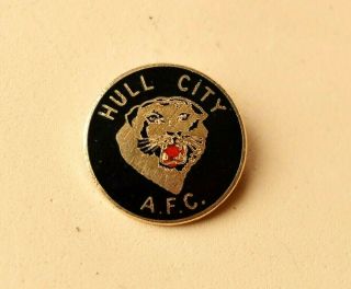 Vintage Hull City Afc Football Club Enamel Pin Badge By Coffer