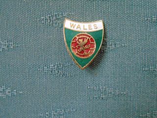 Vintage Wales National Football Team - Enamel Pin Badge - Coffer Northampton