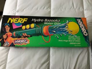 Vintage Nerf 1992 Kenner Hydro Bazooka Water Gun Summer Cannon