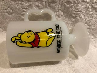 Vintage Federal; Winnie - The - Pooh Graphics O - W M - G 8 - Oz Pedestal Mug B - Handle