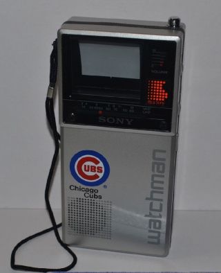 Vintage Chicago Cubs Sony Watchman Mlb