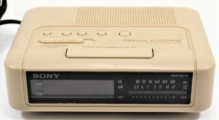 Sony Dream Machine Digital Clock Radio Icf - C240 - Vintage