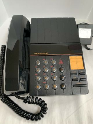 Code A Phone Vintage Telephone Model 2650 With Recording Tape